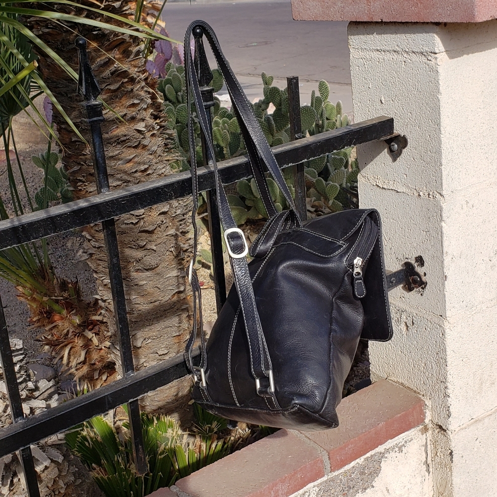 Leather Backpack - image 7